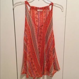 Orange Tunic Top